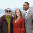 Pedro Almodóvar, Jessica Chastain y Will Smith @ Cannes 2017