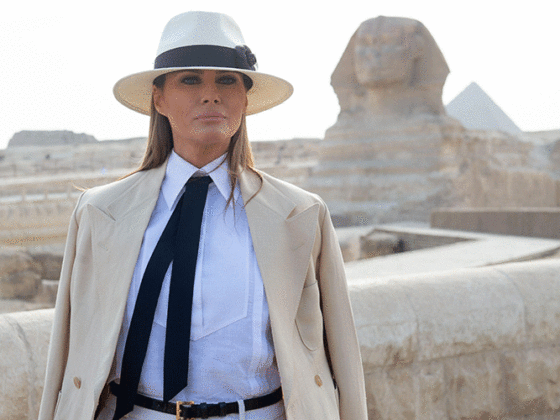 Melania Trump en Egipto
