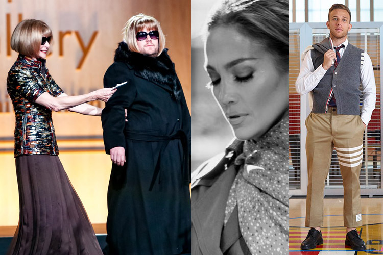 UO: Anna Wintour con James Corden, Jennifer Lopez, FC Barcelona x Thom Browne