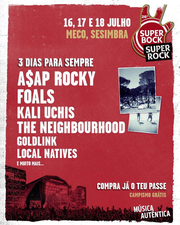 Super Bock Super Rock 2020 (cartel)