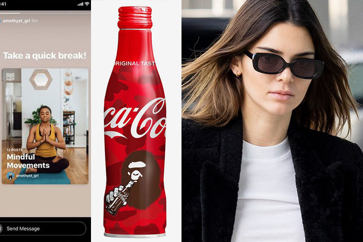 DOWN: Instagram, BAPE x Coca-Cola, Kendall Jenner...