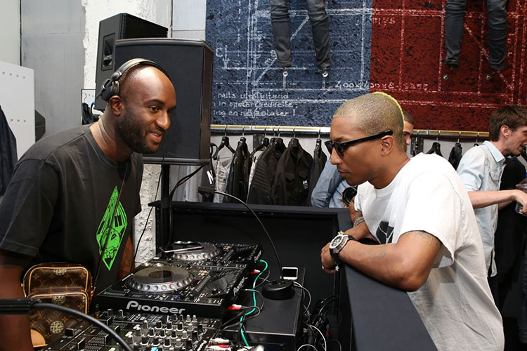 Pharrell Williams y Virgil Abloh