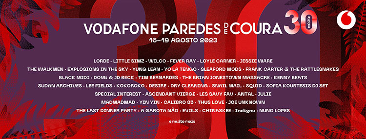 Paredes de Coura 2023 (cartel)