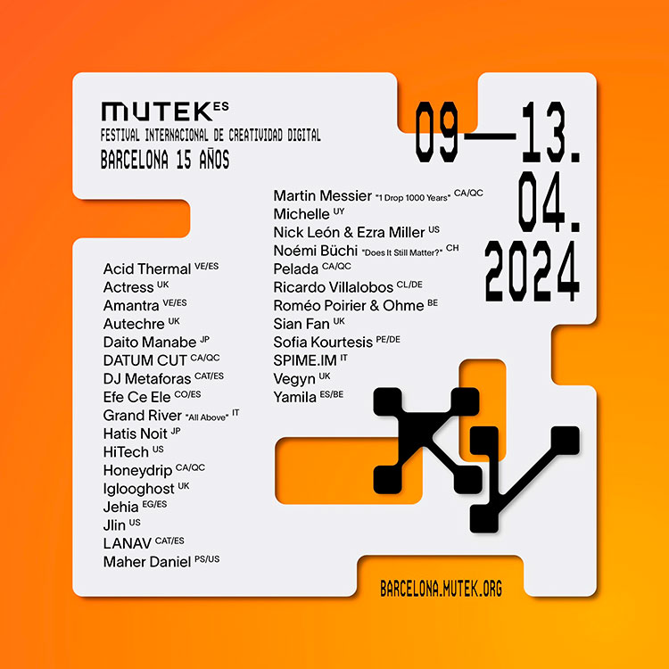 MUTEK Barcelona || Cartel