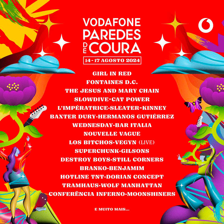 Paredes de Coura 2024 || Cartel